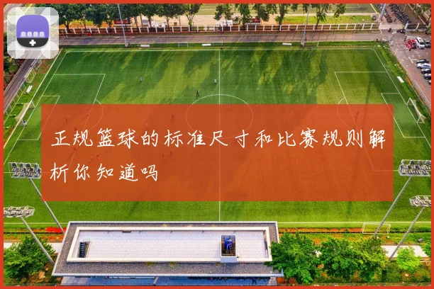 正规篮球的标准尺寸和比赛规则解析你知道吗