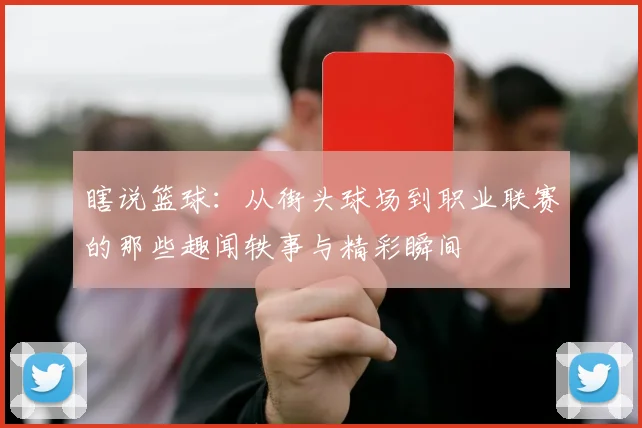 瞎说篮球：从街头球场到职业联赛的那些趣闻轶事与精彩瞬间